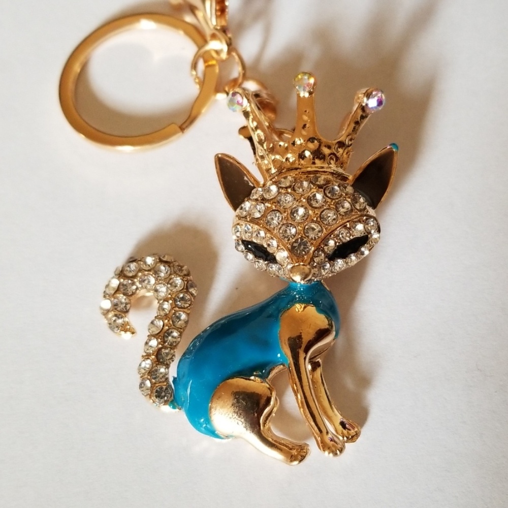 NWT fox keychain